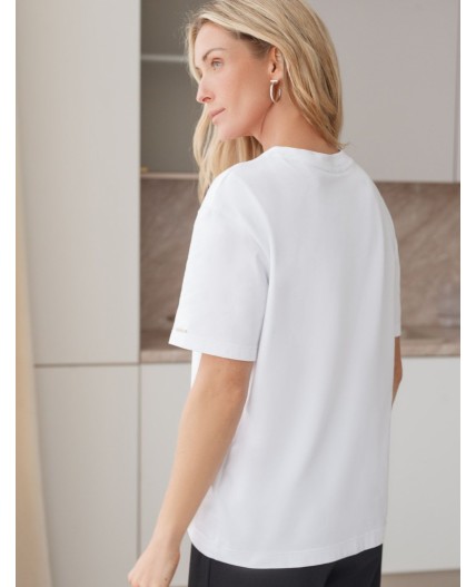 Футболка женская белый_moncheri