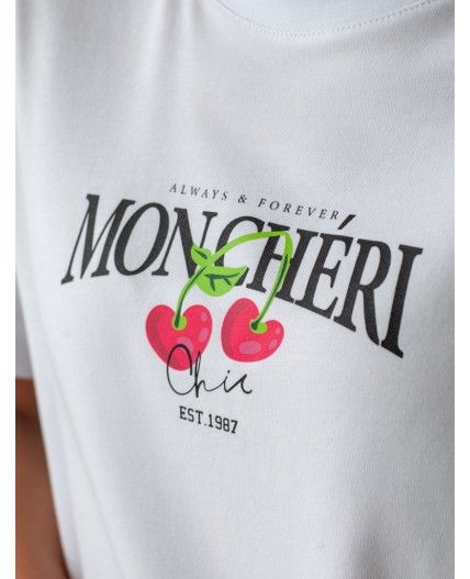 Футболка женская белый_moncheri