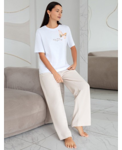 Футболка женская белый_wings