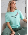 Футболка женская мятный_inspire
