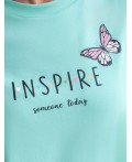 Футболка женская мятный_inspire