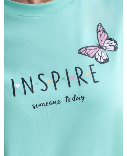 Футболка женская мятный_inspire