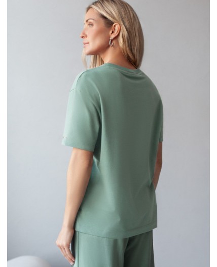 Футболка женская св.оливковый_wings