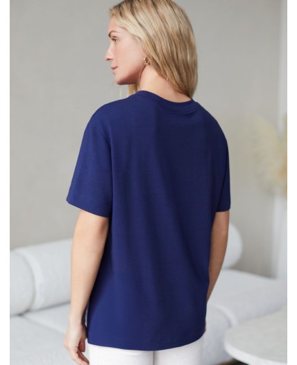 Футболка женская т.синий_moncheri