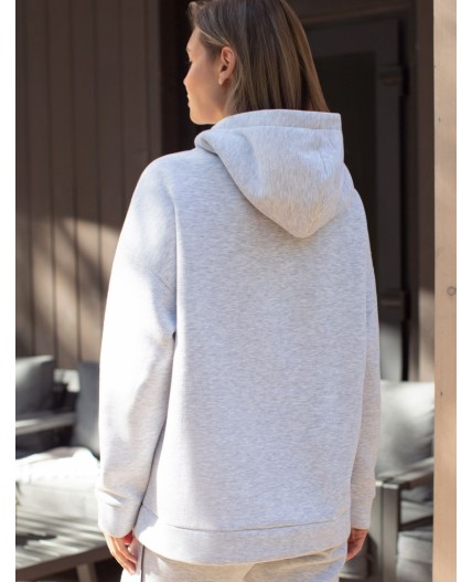 Джемпер женский серый меланж