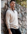 Джемпер мужской бежевый меланж