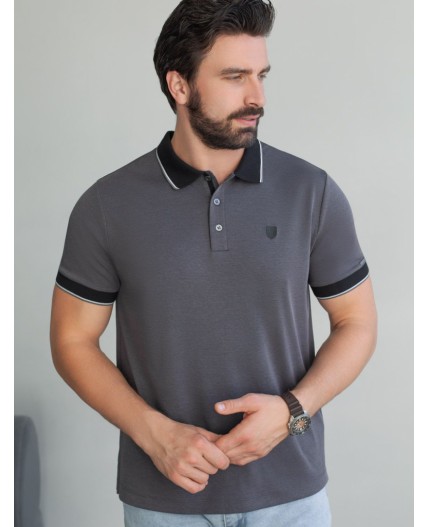 Футболка мужская серый меланж