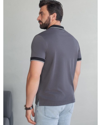 Футболка мужская серый меланж