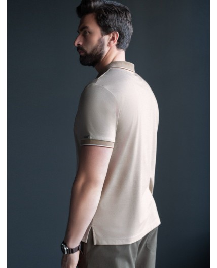 Футболка мужская т.бежевый меланж