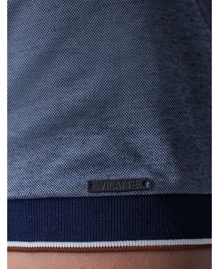 Футболка мужская т.синий меланж