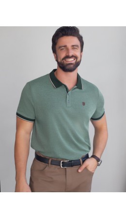 Футболка мужская хаки меланж