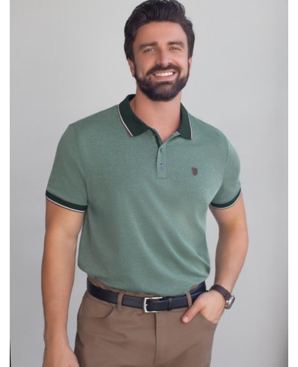 Футболка мужская хаки меланж