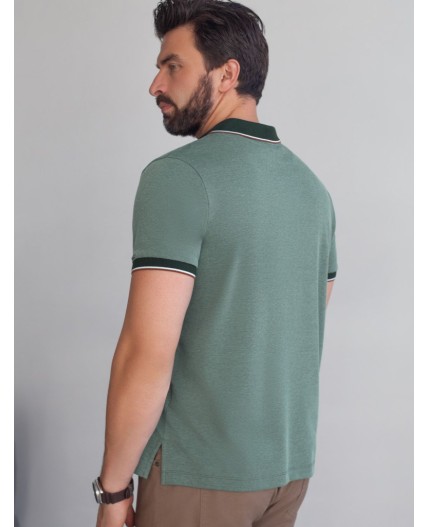 Футболка мужская хаки меланж