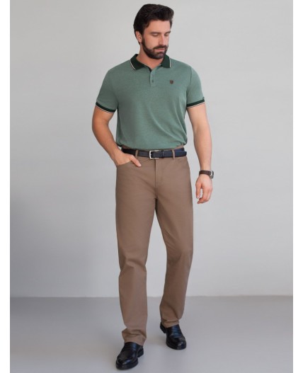 Футболка мужская хаки меланж