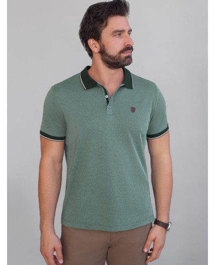 Футболка мужская хаки меланж