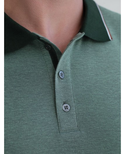 Футболка мужская хаки меланж