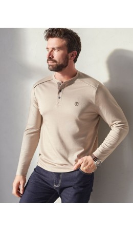 Джемпер мужской т.бежевый меланж