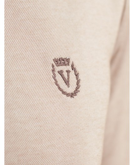 Джемпер мужской т.бежевый меланж