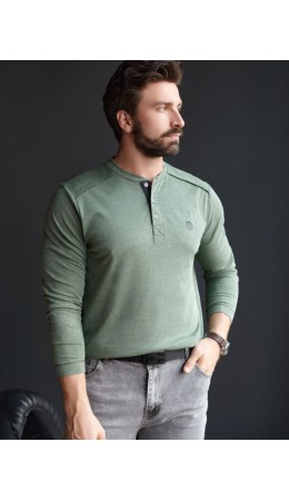 Джемпер мужской хаки меланж