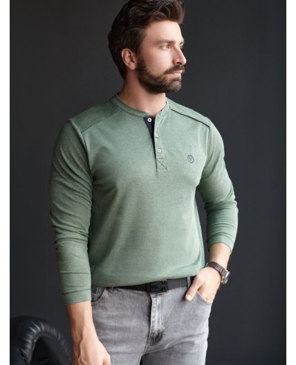 Джемпер мужской хаки меланж