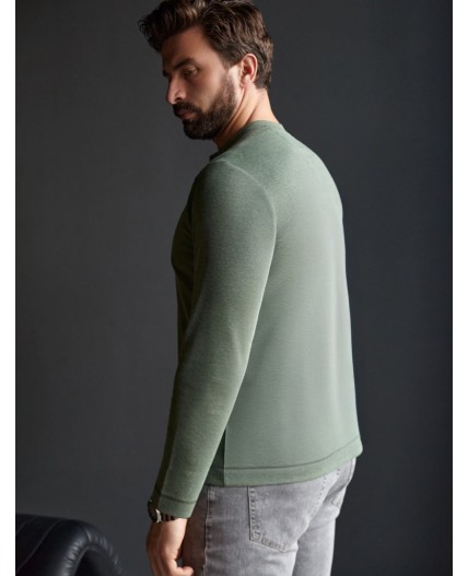 Джемпер мужской хаки меланж