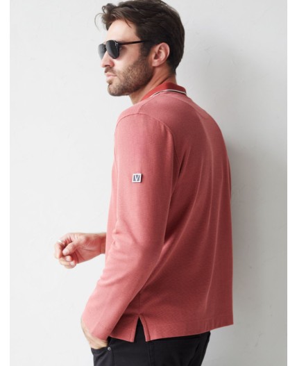 Джемпер мужской кирпичный