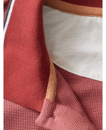 Джемпер мужской кирпичный