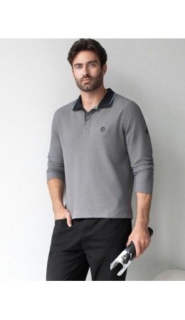 Джемпер мужской т.серый