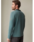 Джемпер мужской дымчатый изумруд