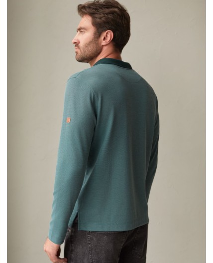 Джемпер мужской дымчатый изумруд