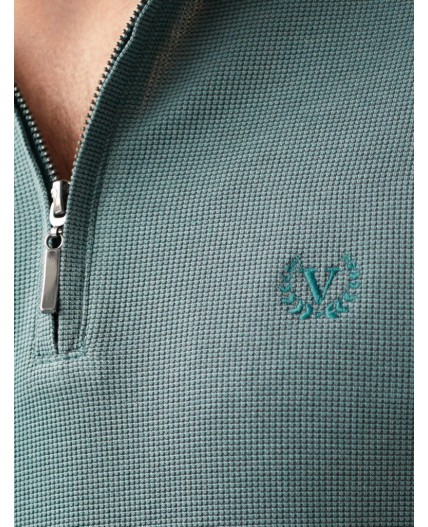 Джемпер мужской дымчатый изумруд