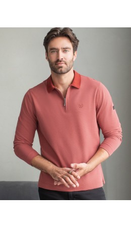 Джемпер мужской кирпичный