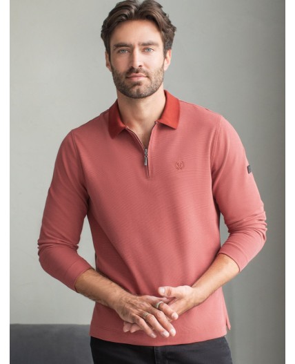 Джемпер мужской кирпичный