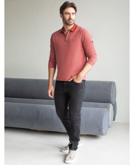 Джемпер мужской кирпичный