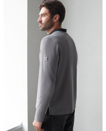 Джемпер мужской т.серый