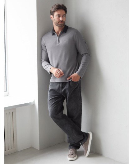 Джемпер мужской т.серый