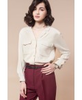 Блузка женская светло-бежевый
