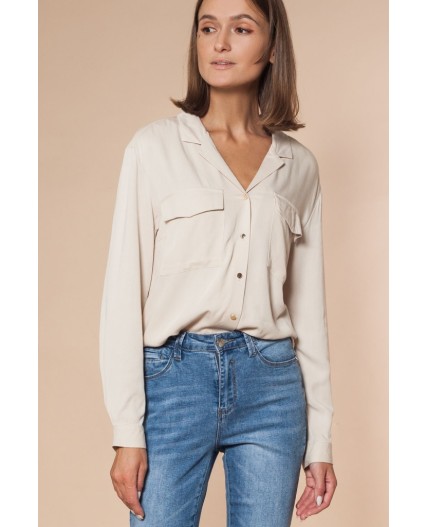 Блузка женская светло-бежевый