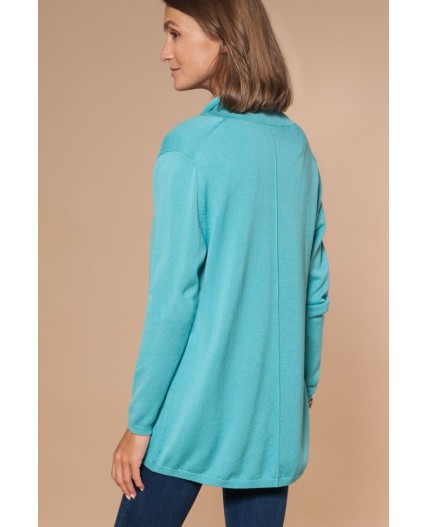 Жакет женский аквамарин