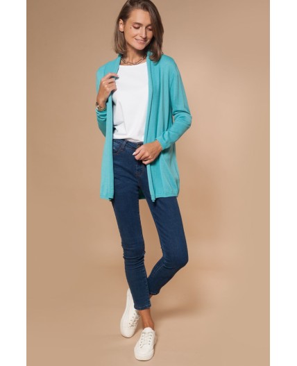 Жакет женский аквамарин