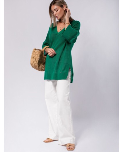 Джемпер женский зеленый