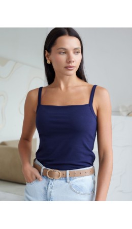 Топ женский т.синий