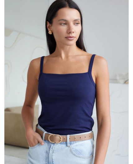 Топ женский т.синий