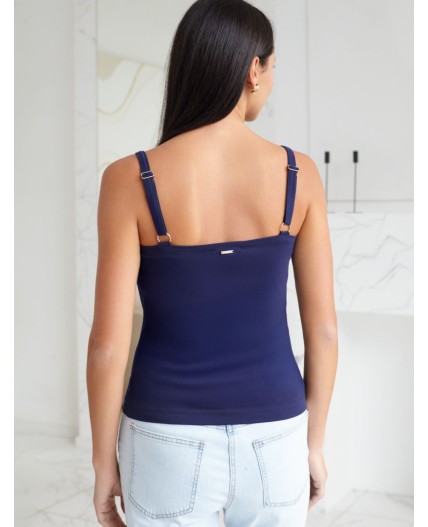 Топ женский т.синий