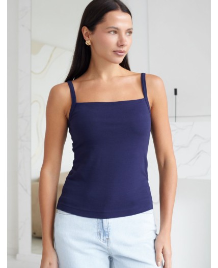 Топ женский т.синий