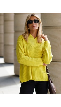 Джемпер женский имбирный