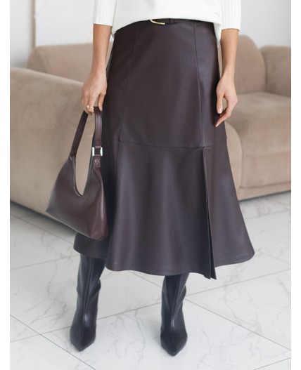 Юбка женская коричневый