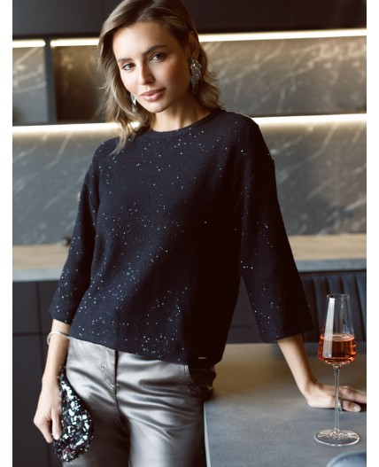 Джемпер женский черный