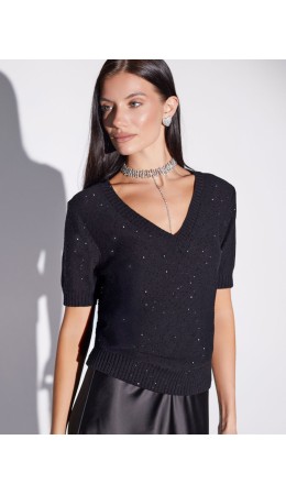 Джемпер женский черный