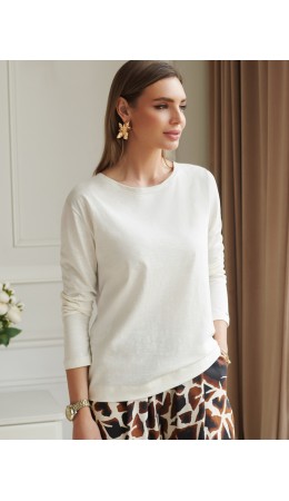 Джемпер женский молочный